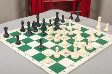 The Knight Templar Series Plastic Chess Pieces - 3.75