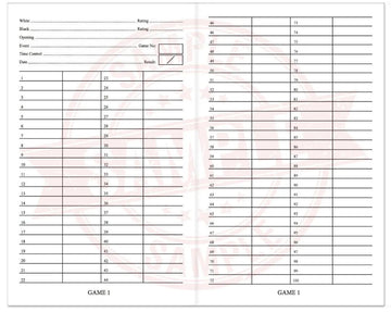 Custom Printed Full Color Chess Scorebook