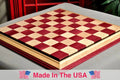 Signature Contemporary III Luxury Chess board - PURPLEHEART / BIRD'S EYE MAPLE - 2.5