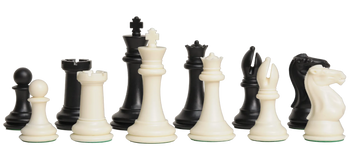The Fischer Series Plastic Chess Pieces - 4.0