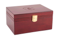 Small Red Burl Premium Chess Box