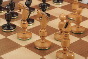 The Camaratta Collection - The Biedermeier Pre-Staunton Vintage Series Luxury Chess Pieces - 4.4