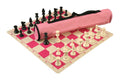 Quiver Chess Set Combination and Single Weighted Regulation Pieces | Silicone Chess Board | Quiver Bag