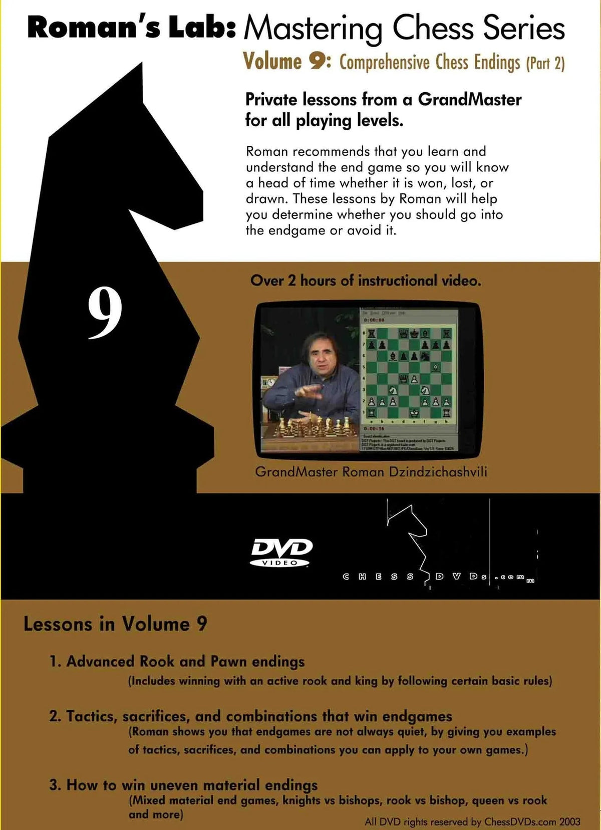 E-DVD ROMAN'S LAB VOL 9 Comprehensive Chess Endings - Pt 2 – House of ...