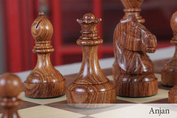 The Mechanics Institute Commemorative Series Chess Pieces - 4.25