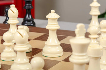 The Polish Series Plastic Chess Pieces - 3.75