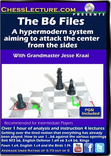 E-DVD The B6 Files - A Hypermodern System Aiming To Attack the Center from the Sides  - Chess Lecture - Volume 121