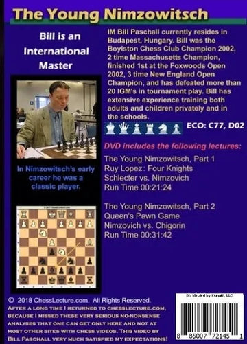 E-DVD The Young Nimzowitsch - Chess Lecture - Volume 177