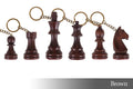 Wooden Chess Pieces Keychain