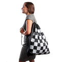 Regulation Tournament Chess Pieces and Cinch Chess Board Bag Combo - SINGLE WEIGHTED