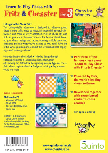 CLEARANCE - Learn to Play Chess With Fritz and Chesster - Vol. 3
