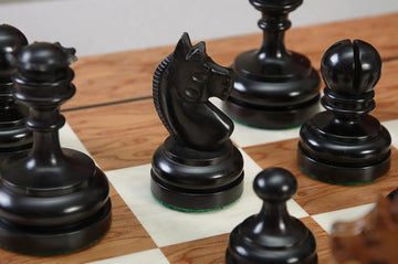 The Circa 1930 German Knubbel Vintage Series Luxury Chess Pieces - 3.5