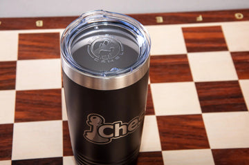 Chess.com Engraved 20 oz. Tumbler - BLACK