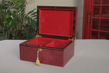 Signature Premium Chess Box - Redwood Burl