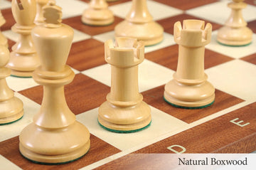 The B.H. Wood Tournament Series Wood Chess Set, Box, & Board Combination