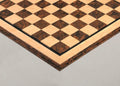 Signature Contemporary VI Luxury Chess board - WALNUT CALIFORNIA BURL / BIRD'S EYE MAPLE - 2.5