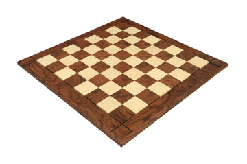 Walnut Burl & Maple Reproduction of the Drueke Chess Board - 2.5
