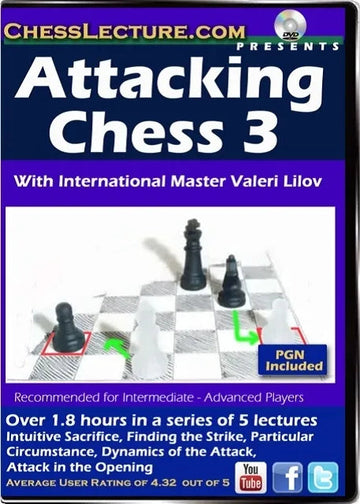 E-DVD Attacking Chess 3 - Chess Lecture - Volume 71
