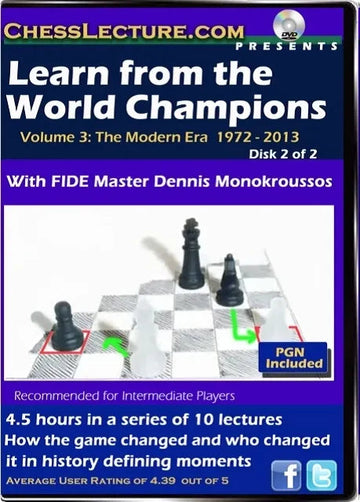 E-DVD Learn from the World Champions - Chess Lecture - 2 DVDs - Volume 58