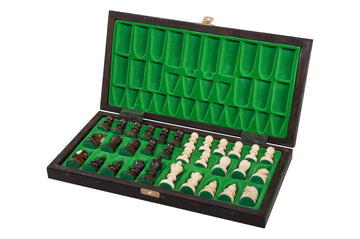 The Small Olympic Chess Set - Brown