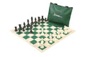 Chess.com Standard Chess Set Combination - Single Weighted Regulation Pieces | Vinyl Chess Board | Standard Bag