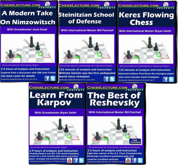 Intense Study of the Masters - 5 DVDs - Chess Lecture