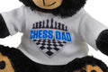 Bear Stuffed Plush Animal with Chess Themed T-Shirt