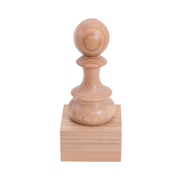 Decorative Wood Chess Piece - Pawn