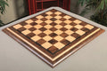 Signature Contemporary V Luxury Chess board - WALNUT BURL / BIRD'S EYE MAPLE - 2.5