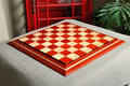 Signature Contemporary II Chess Board - Padauk/ Curly Maple - 2.5