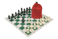 Drawstring Chess Set Combination with Mousepad Board and Triple Weighed Pieces