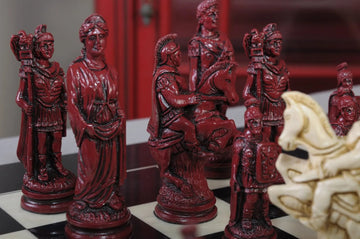 Roman Themed Chess Pieces - 4.25