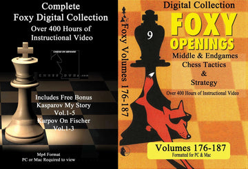 The Complete Foxy Openings on DVD - VOLUMES 1-187 PLUS KASPAROV AND KARPOV! - 9 DVDs