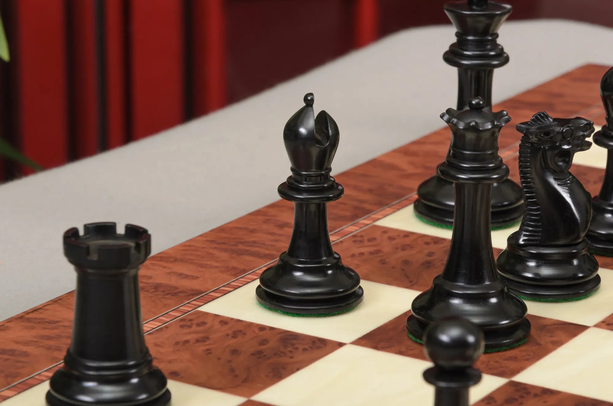 The Library Collection - Anderssen Dropjaw Series Luxury Chess