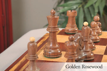 The Fischer Dubrovnik II Series Chess Pieces - 3.625
