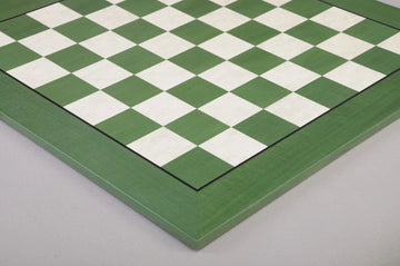 CLEARANCE - Greenwood and Maple Classic Traditional Chess Board - 2.25" Squares - Satin Finish