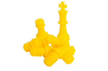 Set of Colored Wine Stopper Chess Pieces - 6 Pieces