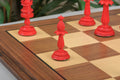 The Lund Anglo-Indian Reproduction Luxury Bone Chess Pieces - 4.75