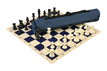 Quiver Chess Set Combination and Single Weighted Regulation Pieces | Silicone Chess Board | Quiver Bag