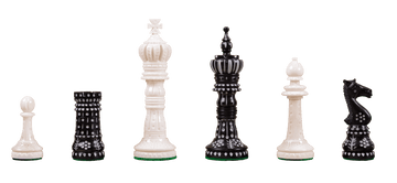 The Worthington Luxury Bone Chess Pieces - 4.0" King