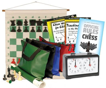 Scholastic Chess Club Starter Kit - For 10 Members - With Quartz Chess Clocks