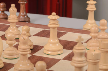 The Horn McCrillis Series Wood Chess Pieces - 3.6