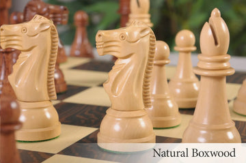 The Reproduction of the Circa 1950s Gallant Knight Series Chess Pieces - 5.0