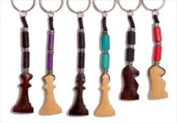 Wooden Chess Key Chain