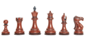 Staunton Themed Chess Pieces - Metal