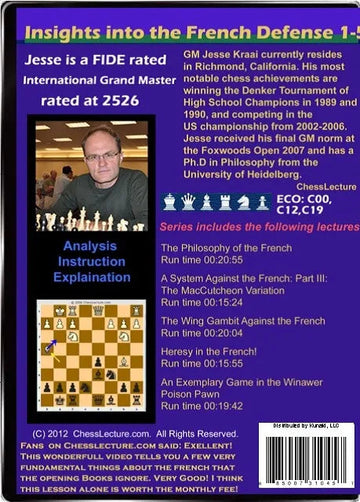 Insights into The French Defense - Chess Lecture - Volume 20
