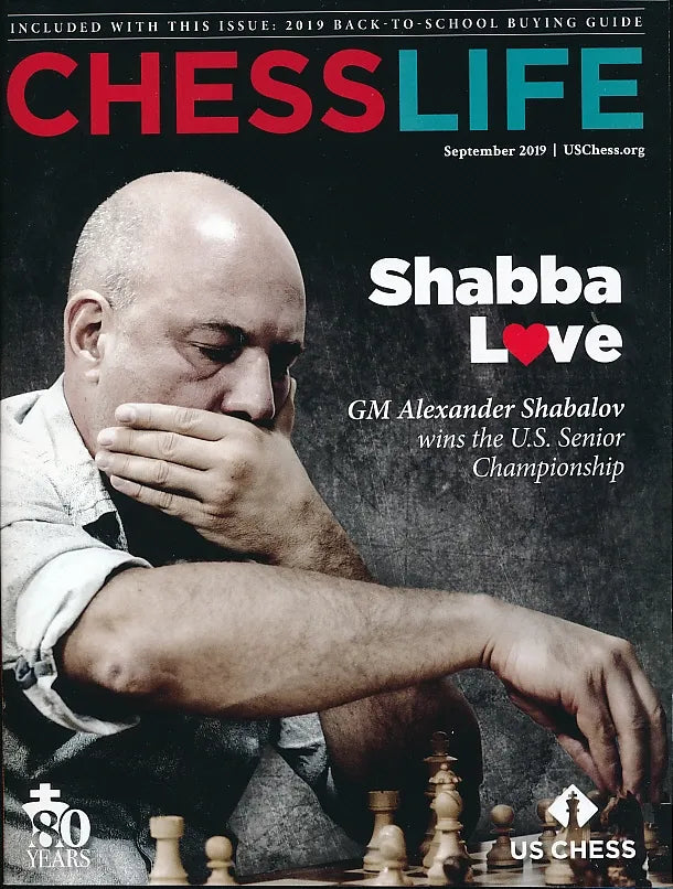 CLEARANCE - Chess Life Magazine - September 2019 Issue – House of Staunton