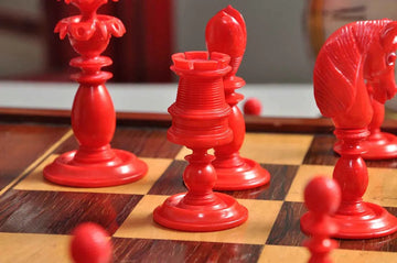 The Calvert Bone Luxury Chess Pieces - 3.25