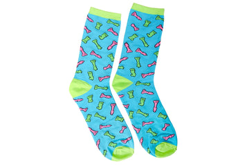 Caissa Collection Turquoise / Green Chess Socks