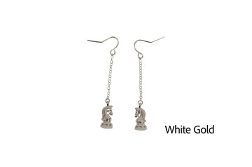 Caissa Collection Chess Pendant Earrings – KNIGHT